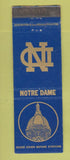 Matchbook Cover - University of Notre Dame South Bend IN WEAR
