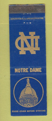 Matchbook Cover - University of Notre Dame South Bend IN WEAR