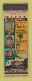 Matchbook Cover - Kloeppel Hotels Jacksonville West Palm Beach FL