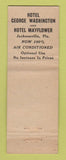 Matchbook Cover - Kloeppel Hotels Jacksonville West Palm Beach FL