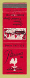 Matchbook Cover - Peterson's Inn Plainville CT