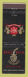 Matchbook Cover - Hotel Bond Hartford CT