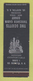 Matchbook Cover - The Scotts Thresher Cabin Court North Hampton NH WEAR