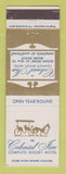 Matchbook Cover - Colonial Inn Resort Motel Miami Beach FL