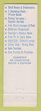Matchbook Cover - Colonial Inn Resort Motel Miami Beach FL