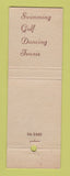 Matchbook Cover - Preston Hollow Country Club Dallas TX