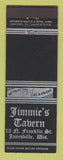 Matchbook Cover - Jimmie's Tavern Janesville WI ADVANCE