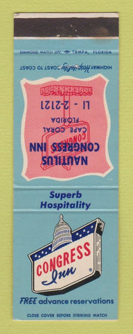 Matchbook Cover - Congress Inn Nautilus Cape Coral FL
