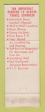 Matchbook Cover - Congress Inn Nautilus Cape Coral FL