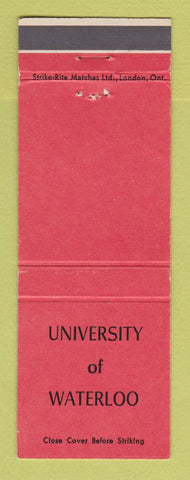 Matchbook Cover - University of Waterloo ON