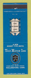 Matchbook Cover - Yale Motor Inn Wallingford CT