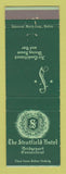Matchbook Cover - Stratford Hotel Bridgeport CT