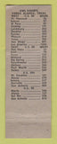 Matchbook Cover - Owl Courts Motel Sierra Blanca TX WEAR