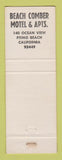 Matchbook Cover - Beach Comber Motel Pismo Beach CA
