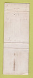 Matchbook Cover - Ford Motors Mobil oil gas Firestone Tires WORN