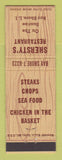 Matchbook Cover - Shersty's Restaurant Bay Shore LI NY