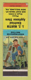 Matchbook Cover - JZ Martin Electrical Appliance Store New Holland PA WEAR