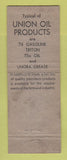 Matchbook Cover - Union 76 oil gas Frank Matz Moscow ID