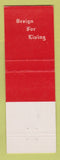 Matchbook Cover - The Talbot Delray Beach FL