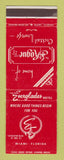 Matchbook Cover - Everglades Hotel Miami FL