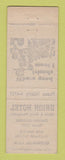 Matchbook Cover - Union Hotel Occidental CA WEAR