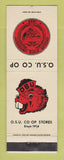 Matchbook Cover - Oregon State University Corvallis OR Beavers