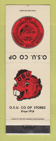 Matchbook Cover - Oregon State University Corvallis OR Beavers