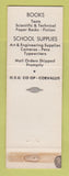 Matchbook Cover - Oregon State University Corvallis OR Beavers