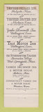 Matchbook Cover - Yankee Silversmith Inn Wallingford CT