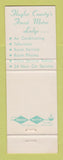 Matchbook Cover - Bunnell Restaurant Motor Lodge Bunnell FL