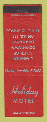 Matchbook Cover - Holiday Motel Kalamazoo MI