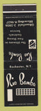 Matchbook Cover - Rio Bamba Rochester NY