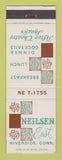 Matchbook Cover - Neilsen East Restaurant Riverside CT