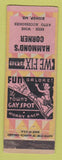Matchbook Cover - Hammond's Corner Bishop MD girlie WEAR