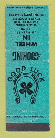 Matchbook Cover - Wheel In Willis NE WEAR