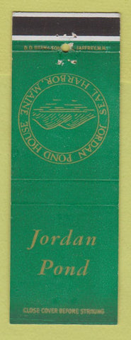 Matchbook Cover - Jordan Pond House Seal Harbor ME DD Bean