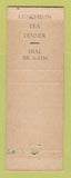 Matchbook Cover - Jordan Pond House Seal Harbor ME DD Bean
