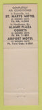 Matchbook Cover - Airport Motel Vandalia Dayton OH