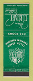 Matchbook Cover - Hotel Elkhart IN