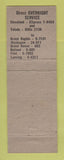 Matchbook Cover - Wolverine Express Trucking Muskegon MI