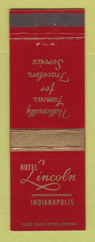 Matchbook Cover - Hotel Lincoln Indianapolis IN