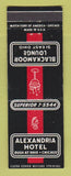 Matchbook Cover - Alexandria Hotel Chicago IL