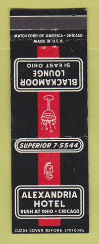 Matchbook Cover - Alexandria Hotel Chicago IL