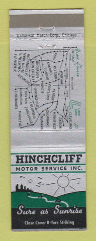Matchbook Cover - Hinchcliff Motor Service Trucking Chicago IL