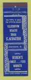 Matchbook Cover - Heinen's Grocery Stores Cleveland OH