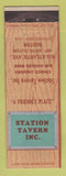 Matchbook Cover - Station Tavern Boston MA Federal