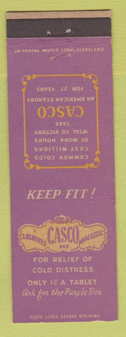 Matchbook Cover - Casco Laxatives