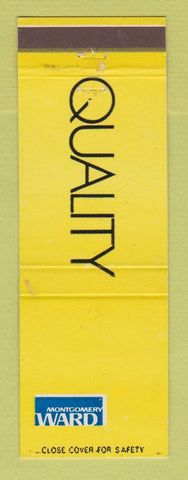 Matchbook Cover - Montgomery Ward Stores Quality WEAR