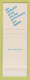 Matchbook Cover - Montgomery Ward Stores Quality WEAR