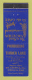 Matchbook Cover - Timber Lake Mount Carroll IL